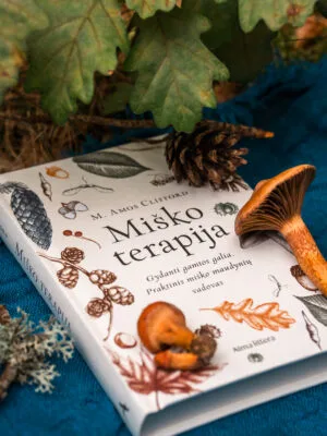 2024.09.17 Susitikimas su knygos "Miško terapija: praktinis miško maudynių vadovas" autoriumi Amosu Cliffordu, kuris atvyksta iš JAV