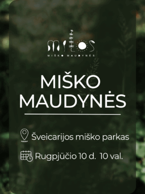 misko maudynes 2025.08.10 Miško maudynės Šveicarijos miško parke